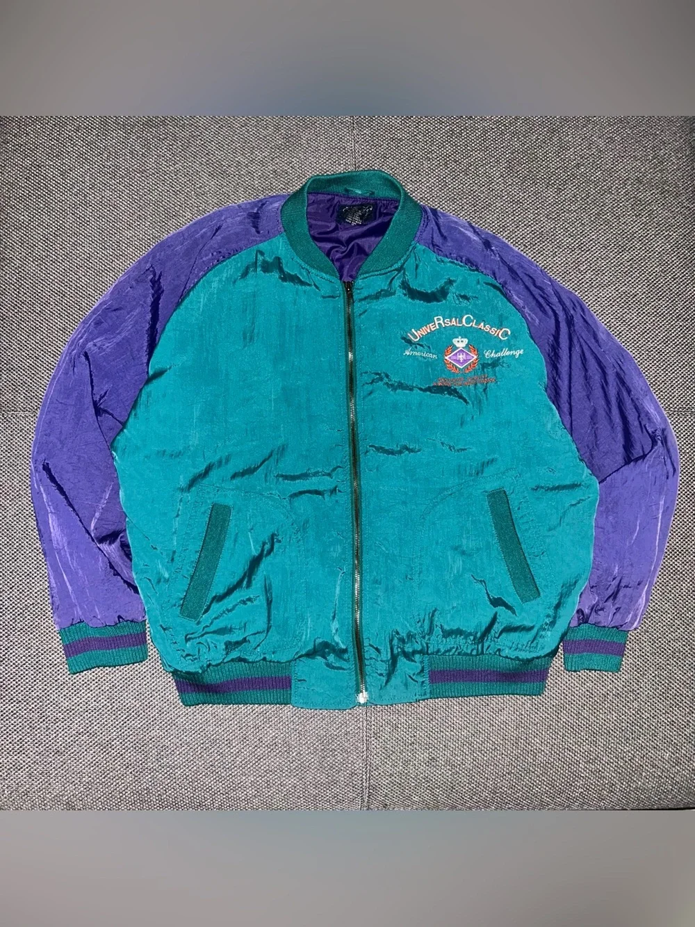 Vintage bold teal